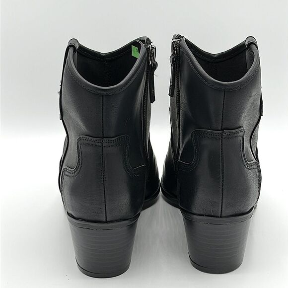 Dr. Scholl's Black Leather Ankle Booties Size 10M - Picture 7 of 13
